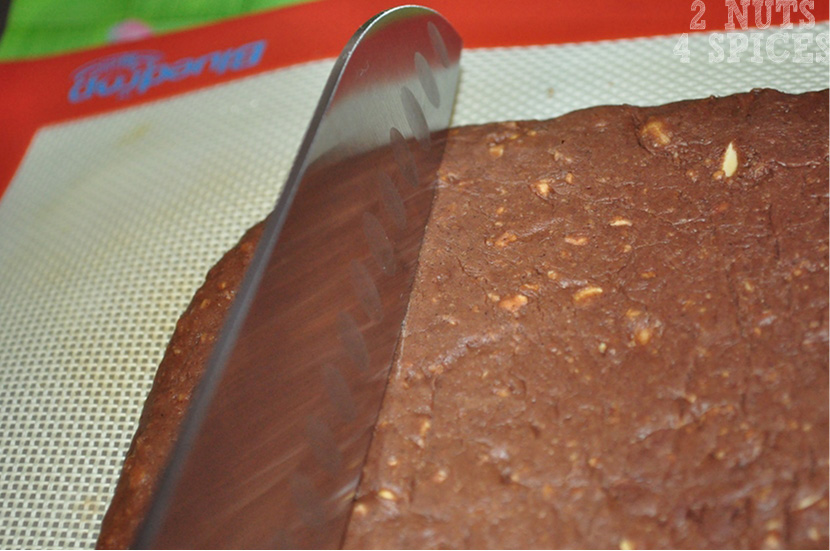 receita de brownie que não vai ao forno cortar