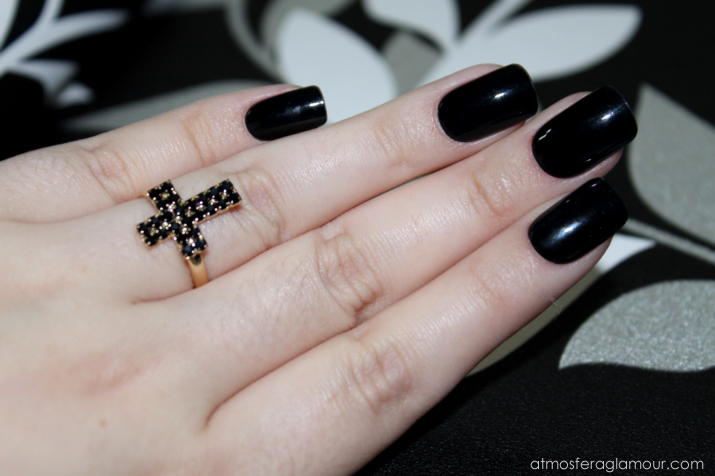  Unha Auto Colante Preta