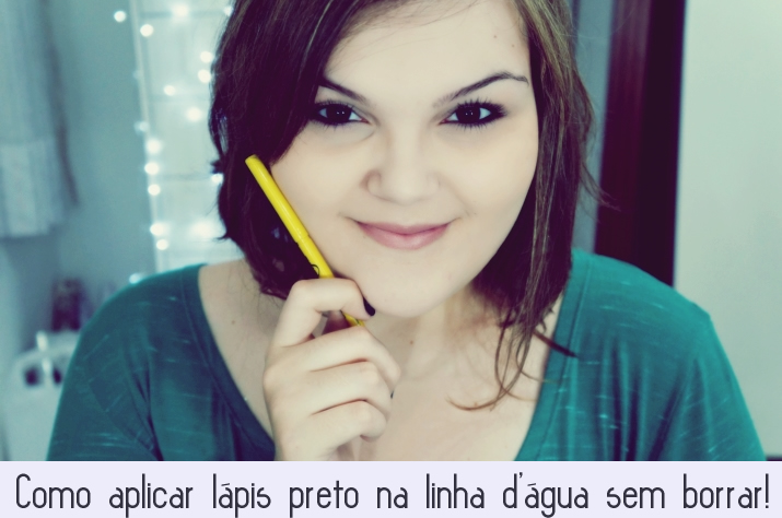 Como aplicar lápis na linha d'água sem borrar