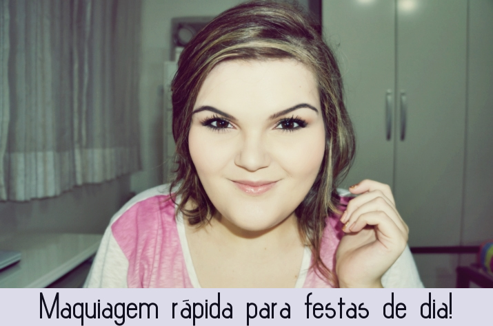 Maquiagem Rápida e Fácil para Festas de Dia