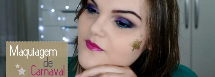 Maquiagem de Carnaval - Estrela Dourada.