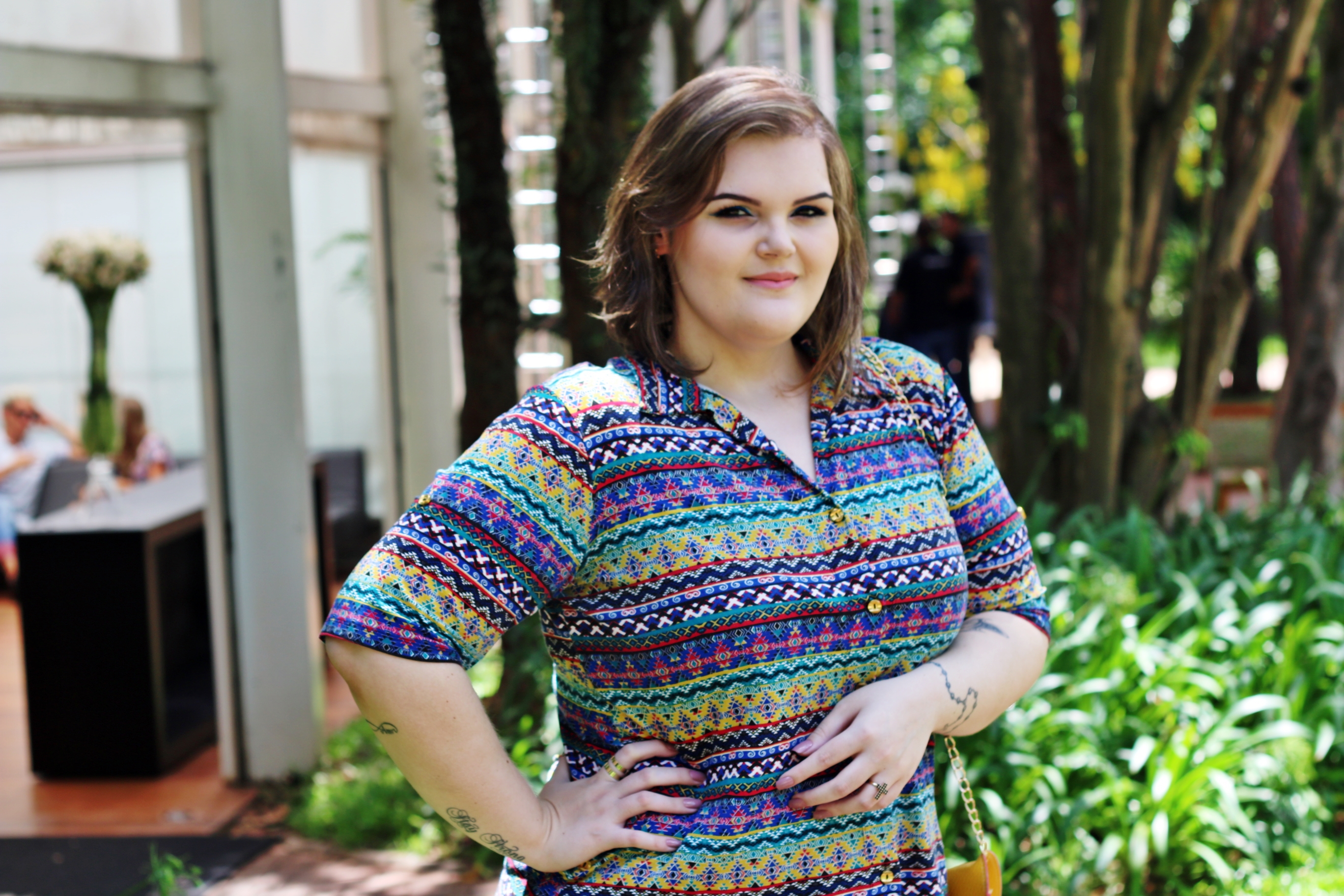 Look Plus Size Étnica