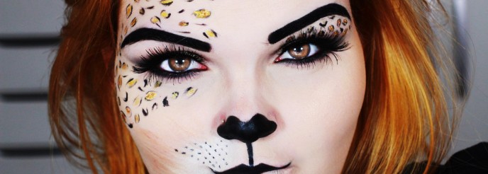 Maquiagem Onça Halloween