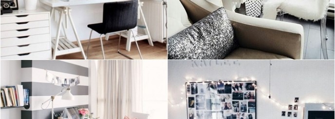 Decoração Black and White Quarto | Room Decor